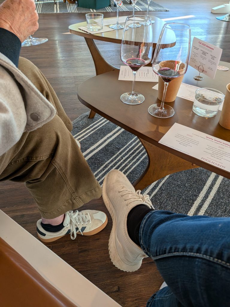 wine tasting at Foolhardy